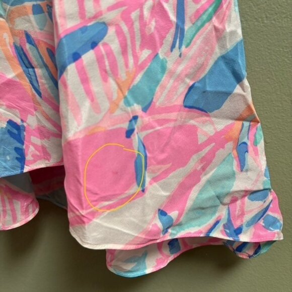 Lilly Pulitzer Womens Floral Slip Cami Dress Size S Flowy Hippie Flirty Light - Picture 10 of 10